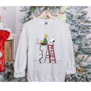 Let’s Decor Tree Christmas With Snoopy Sweatshirt