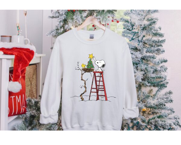 Let’s Decor Tree Christmas With Snoopy Sweatshirt