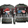 Let’s Go Brandon FJB Ugly Christmas Sweater