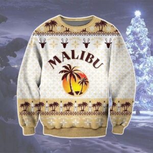 Malibu Sunset Ugly Christmas Sweater