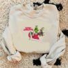 Cute Grinch Love To Hate Holiday Christmas Sweatshirt