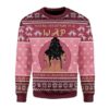 Purple Black Pink Merry Xmas Ugly Christmas Sweater