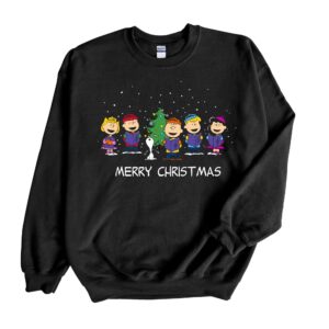 Merry Christmas Together Friends & Charlie Brown Sweatshirt