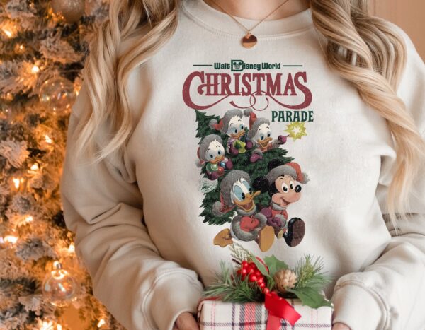 Mickey And Friends Walt Disney World Christmas Parade Sweatshirt