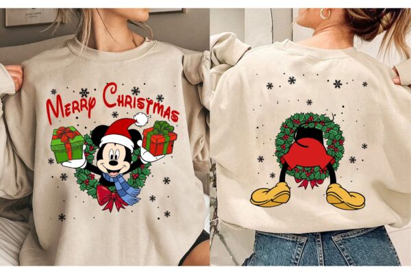 Mickey Mouse Holiday Presents Merry Christmas Shirt