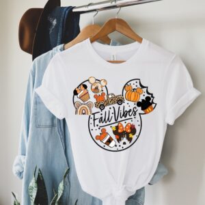 Mickey Mouse Thanksgiving Shirt Cute Fall Vibes Disney