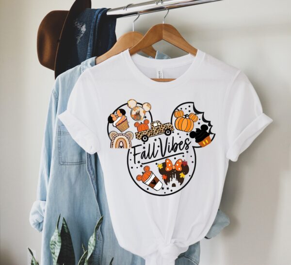 Mickey Mouse Thanksgiving Shirt Cute Fall Vibes Disney