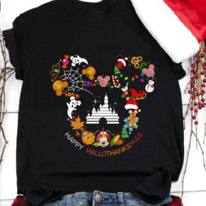 Mickey Mouse Thanksgiving Shirt Happy HalloThanksMas Shirt