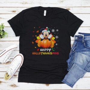 Mickey Mouse Thanksgiving Shirt Happy HalloThanksMas