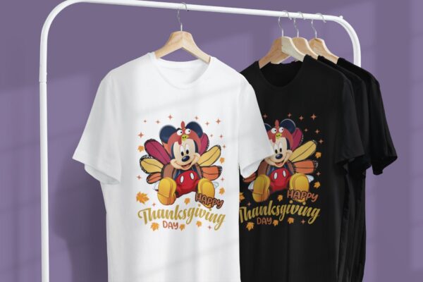 Mickey Mouse Thanksgiving Shirt Happy Day