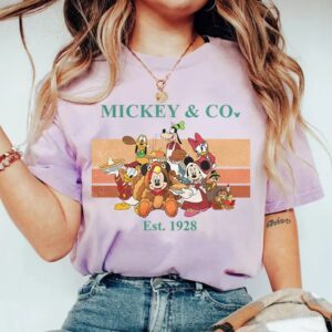 Mickey Mouse Thanksgiving Shirt Vintage Co Est 1928