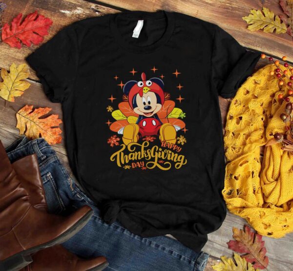 Mickey Mouse Thanksgiving Shirt Happy Day Sweatshirt