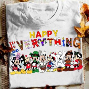 Mickey Mouse Thanksgiving Shirt Mickey Happy Everything