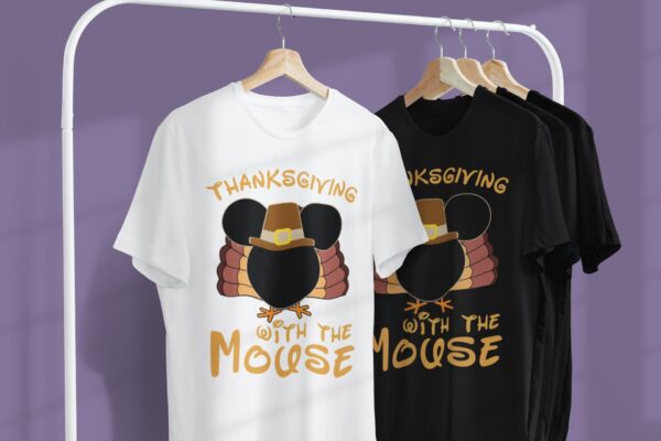 Mickey Mouse Thanksgiving Shirt Thanksgiving With The