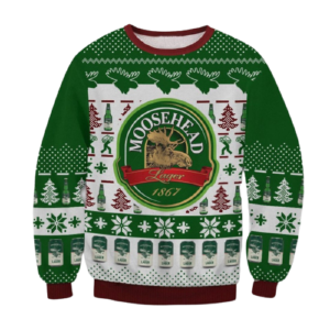 Moosehead Lager Ugly Christmas Sweater