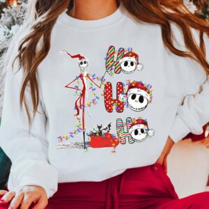 Nightmare Before Christmas Jack Skellington Ho Lights Shirt