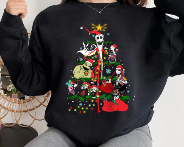 Nightmare Before Christmas Squad Tree Shirt