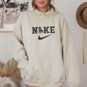 Nike Embroidered Sweatshirt Matching Swoosh Dog