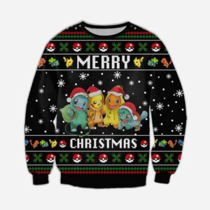 Pokemon Merry Christmas Ugly Christmas Sweater