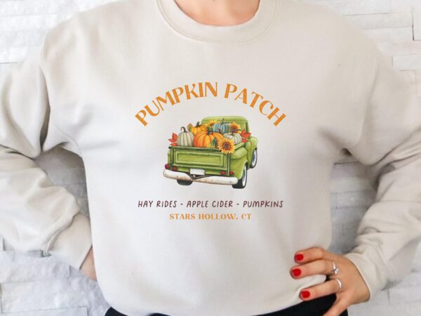 Pumpkin Patch Autumn Festival Stars Hollow Shirt