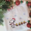 Friends Enjoying Winter Snoopy Embroidered Sweatshirt