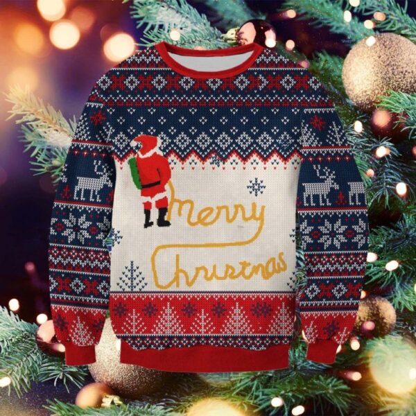 Santa Claus Merry Christmas Ugly Sweater