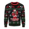 Santa Snoopy Ugly Christmas Sweater