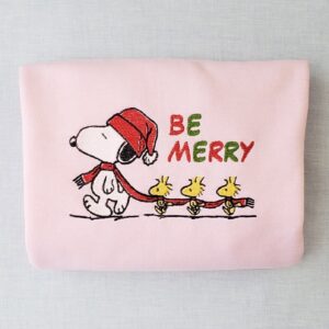 Snoopy Be Merry Embroidered Sweatshirt