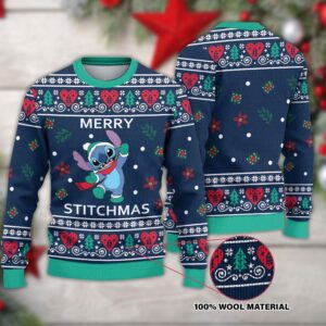 Stitch Disney Merry Stitchmas Ugly Christmas Sweater