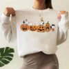 Snoopy Autumn Pumpkins Halloween Thanksgiving Sweatshirt