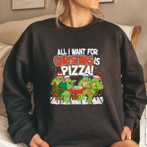 Teenage Mutant Ninja Turtles Pizza For Christmas Sweatshirt