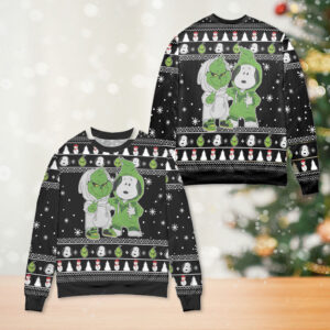 The Grinch And Snoopy Costume Ugly Xmas Sweater