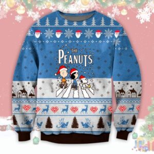 The Peanuts Cross Road Christmas 2024 Ugly Sweater