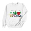 Walking Together Snoopy Dog Christmas Sweatshirt