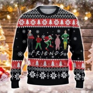Ugly Grinch Christmas Sweater The Friends Funny