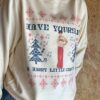 Don’t Stop Retrievin’ Ugly Christmas Sweatshirt