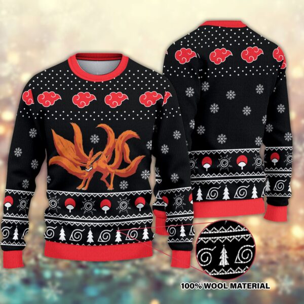 Ugly Kurama Character Naruto Christmas Sweater