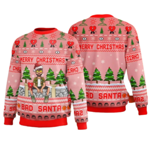 Ugly Merry Christmas Santa Bad Bunny Sweater