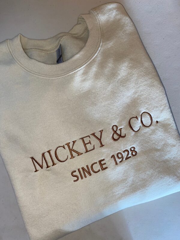 Vintage Disney Sweatshirt Mickey And Co Embroidered