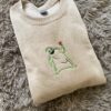 Vintage Embroidered Sweatshirt Oogie Boogie And Jack