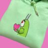 Vintage Embroidered Sweatshirt Krusty Krab Pizza Gift For Patrick Star Lover