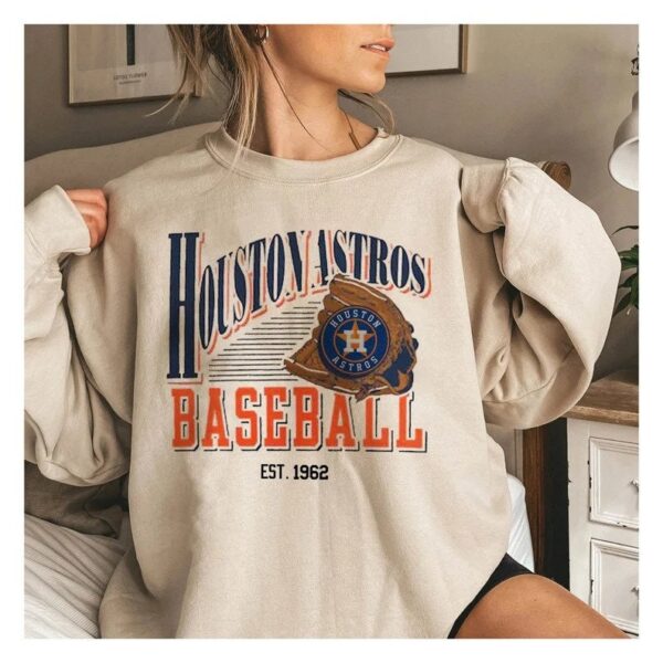 Vintage Houston Baseball Est 1962 Sweatshirt