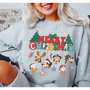 Vintage Merry Christmas Disney Sweatshirt