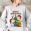 Chill Christmas In Roof With Snoopy Hoodie Sweatshirt Tee