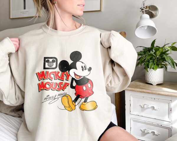 Vintage Mickey Mouse Sweatshirt Christmas Gift