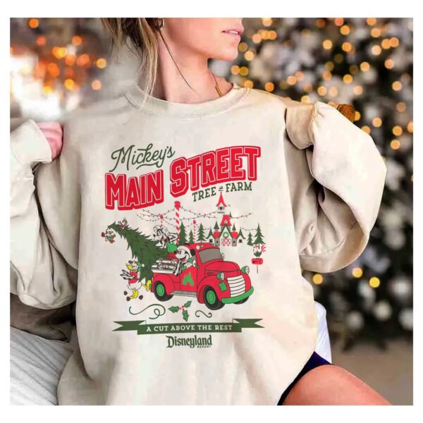 Vintage Mickey’s Main Street Tree Farm Disneyland Sweatshirt