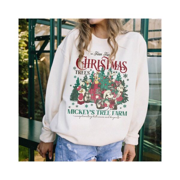 Vintage Mickey’s Tree Farm Fresh Christmas Sweatshirt