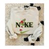 Vintage Nike Sweatshirt Matching Funny Grinch Sitting Swoosh