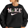 Embroidered Nike Sweatshirt Matching Princess Movie Character