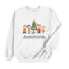 Walking Together Snoopy Dog Christmas Sweatshirt